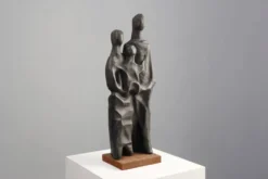 Sculpture en céramique par Elisabeth Vandewege pour Perignem, Belgique vers 1960