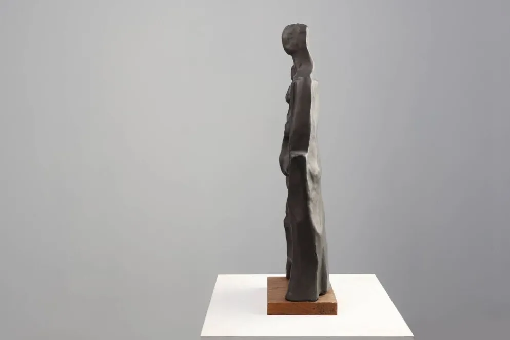 Sculpture en céramique par Elisabeth Vandewege pour Perignem, Belgique vers 1960