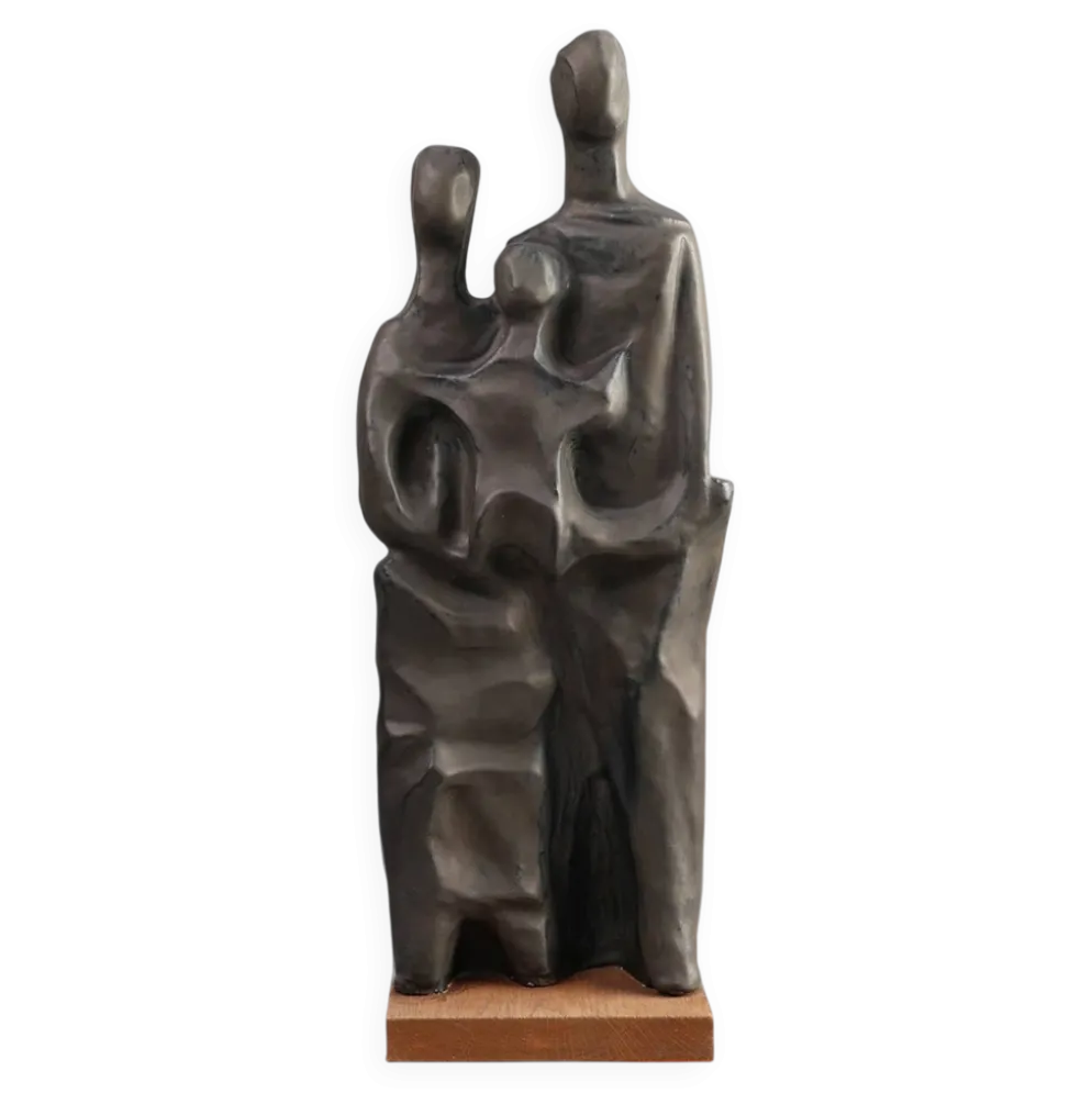 Sculpture en céramique par Elisabeth Vandewege pour Perignem, Belgique vers 1960