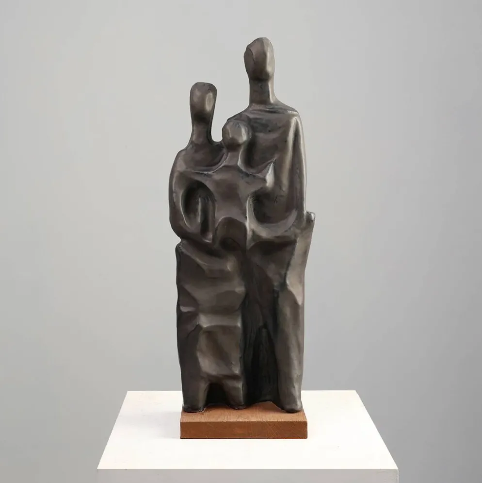 Sculpture en céramique par Elisabeth Vandewege pour Perignem, Belgique vers 1960
