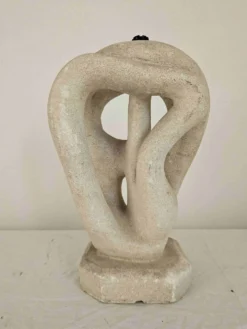 Sculpture en pierre Blanche