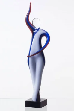 Sculpture en verre moderniste, années 1970–1990, Tchécoslovaquie