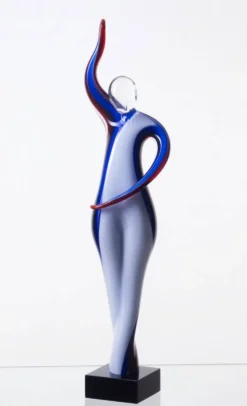 Sculpture en verre moderniste, années 1970–1990, Tchécoslovaquie