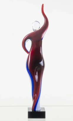 Sculpture en verre moderniste, années 1970–1990, Tchécoslovaquie