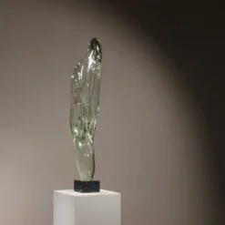 Sculpture en verre monumentale ‚Caviersecha, Europe de l'Est 1987