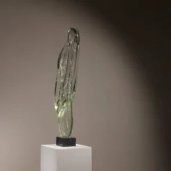 Sculpture en verre monumentale ‚Caviersecha, Europe de l'Est 1987