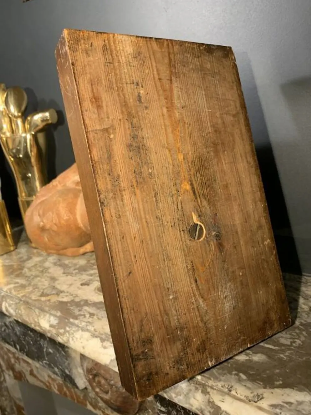 Sculpture expressionniste Art Déco "Buste Femme nue", 1940