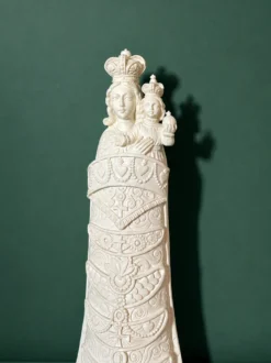 Sculpture italienne Notre-Dame de Lorette par G. Ruggeri pour Tito Bia