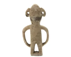 Sculpture Marocaine en pierre beige sculptée et gravée, années 70
