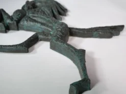 Sculpture murale de cheval en bronze, style Mid-Century, années 1960