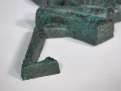 Sculpture murale de cheval en bronze, style Mid-Century, années 1960