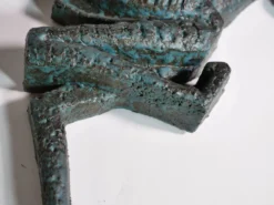 Sculpture murale de cheval en bronze, style Mid-Century, années 1960