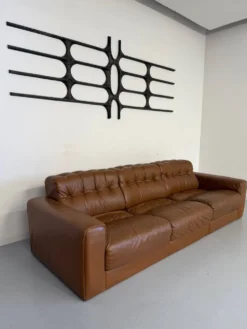 Sculpture murale XXL fonte d aluminium design Brutaliste des années 70