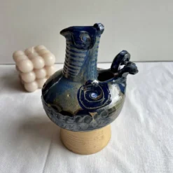 Sculpture Oiseau Hanne Stentoj - Céramique de Studio Danoise Vintage