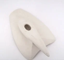 Sculpture oiseau minimaliste en céramique, années 80