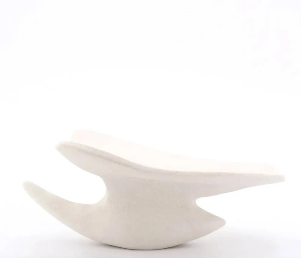 Sculpture oiseau minimaliste en céramique, années 80
