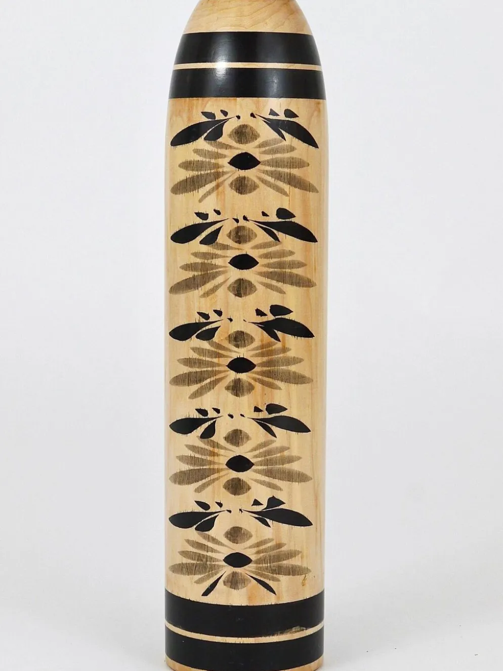 Sculpture poupée Kokeshi Togatta décorative du nord du Japon, peinte à la main
