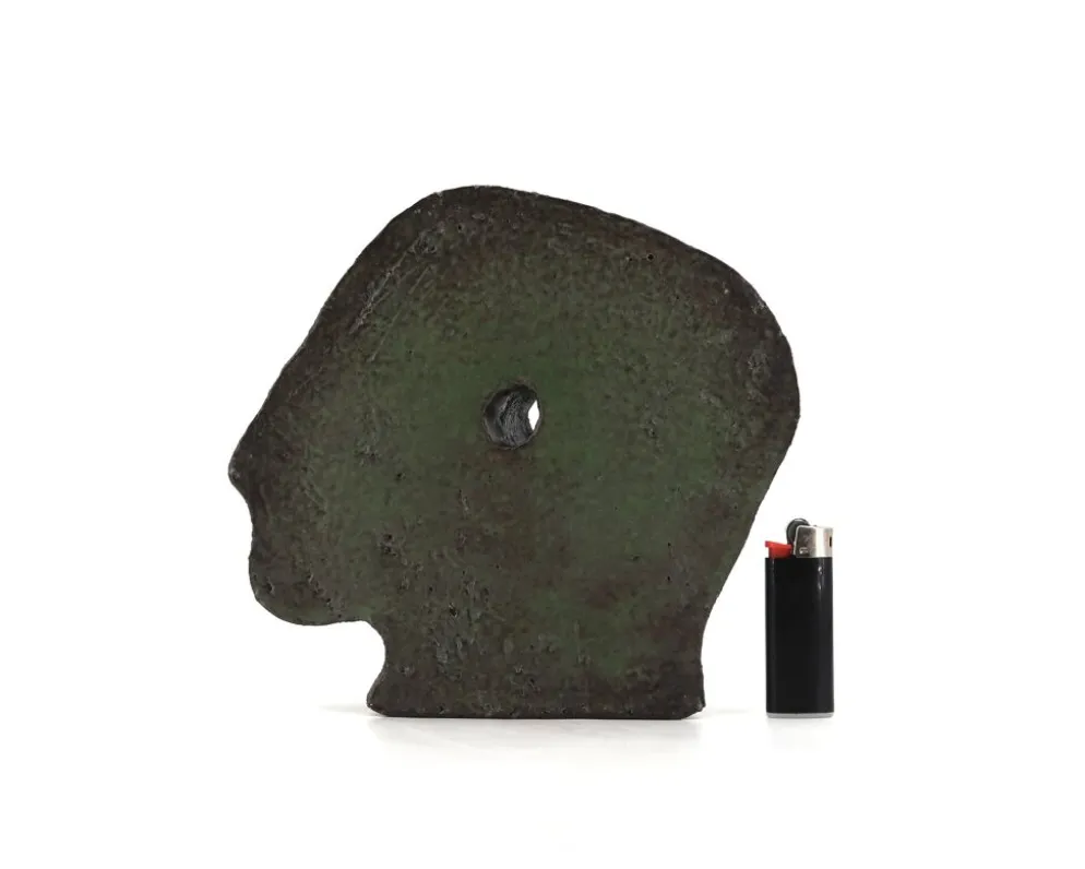 Sculptures en céramique formant une tête de Salvatore Parisi
