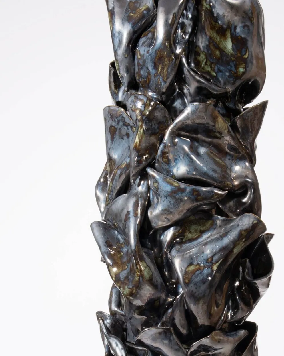 Sculpture Totem céramique en grès