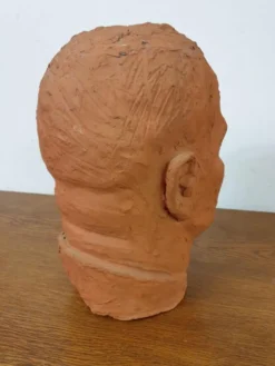 Sculpture tête d'homme