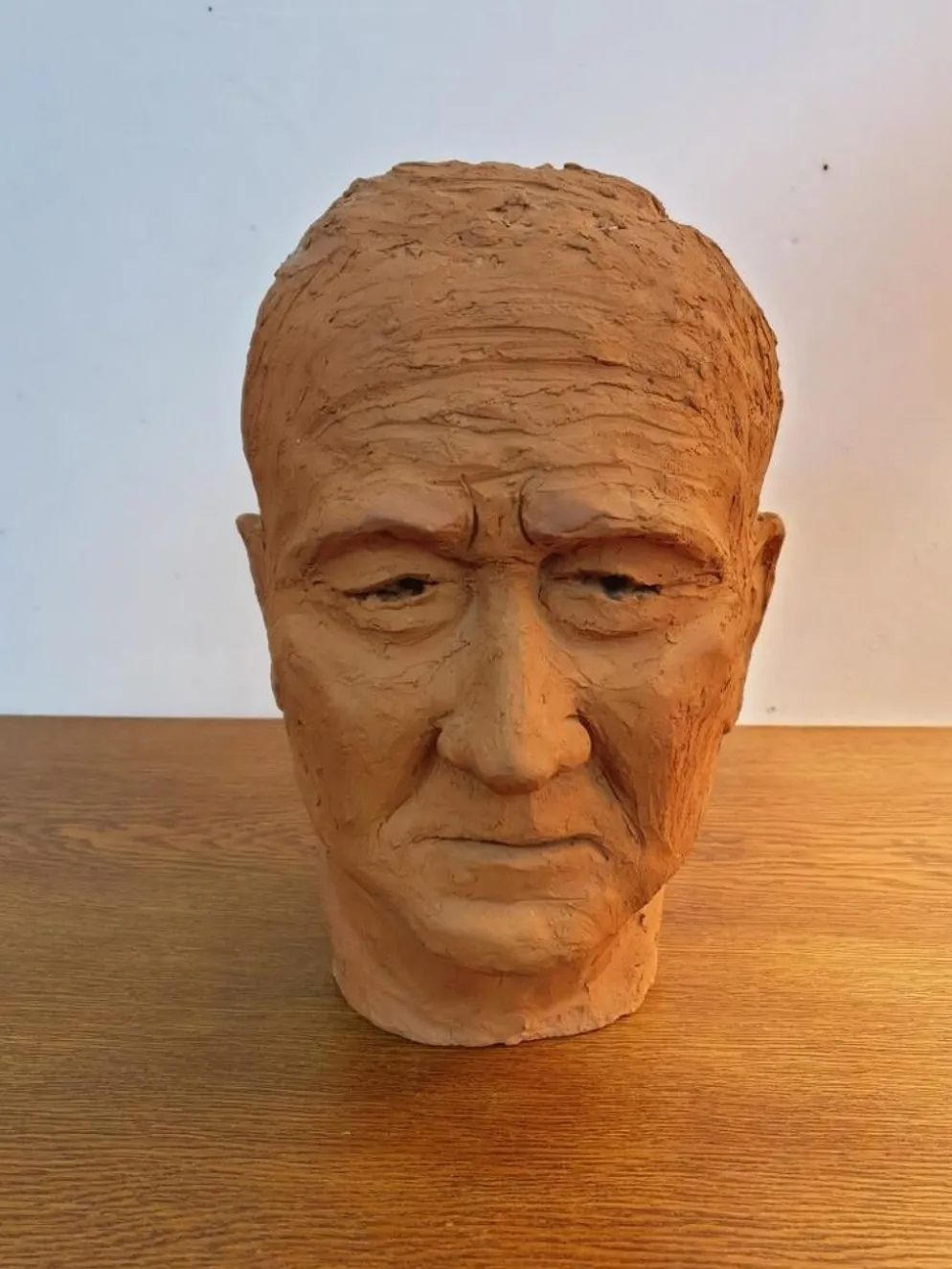 Sculpture tête d'homme