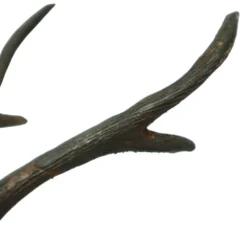 Sculpture vintage en bronze représentant un cerf couché, Sarreid Ltd, 32 cm
