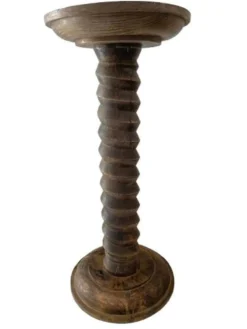 Sellette ancienne pied de colonne vis de pressoir , pièce artisanale