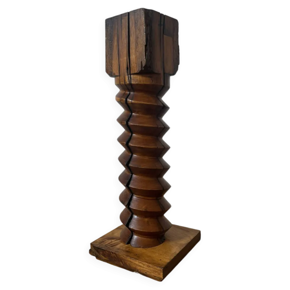 Sellette vis pressoir en bois