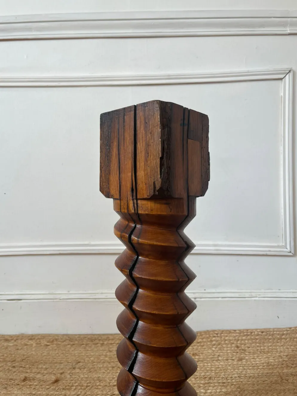 Sellette vis pressoir en bois