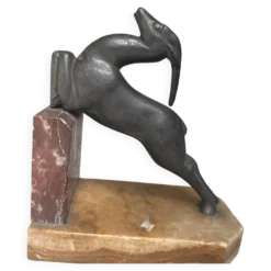 Serre-livre Art Déco Original (Années 30) - Gazelle