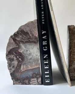Serre livre slowdesign en cristal d'agate & quartz polie