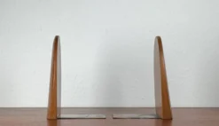 Serre-livres scandinaves en bois du milieu du siècle, années 1960, lot de 2