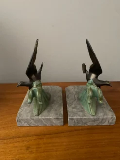 Serres livres mouettes art déco