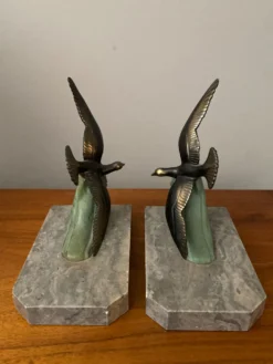 Serres livres mouettes art déco