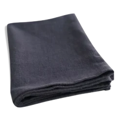 Serviette en lin lavé Bleu Caviar
