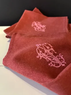 Serviettes anciennes en métis