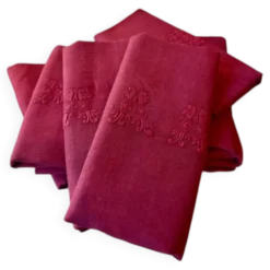 Serviettes Anciennes Monogrammées
