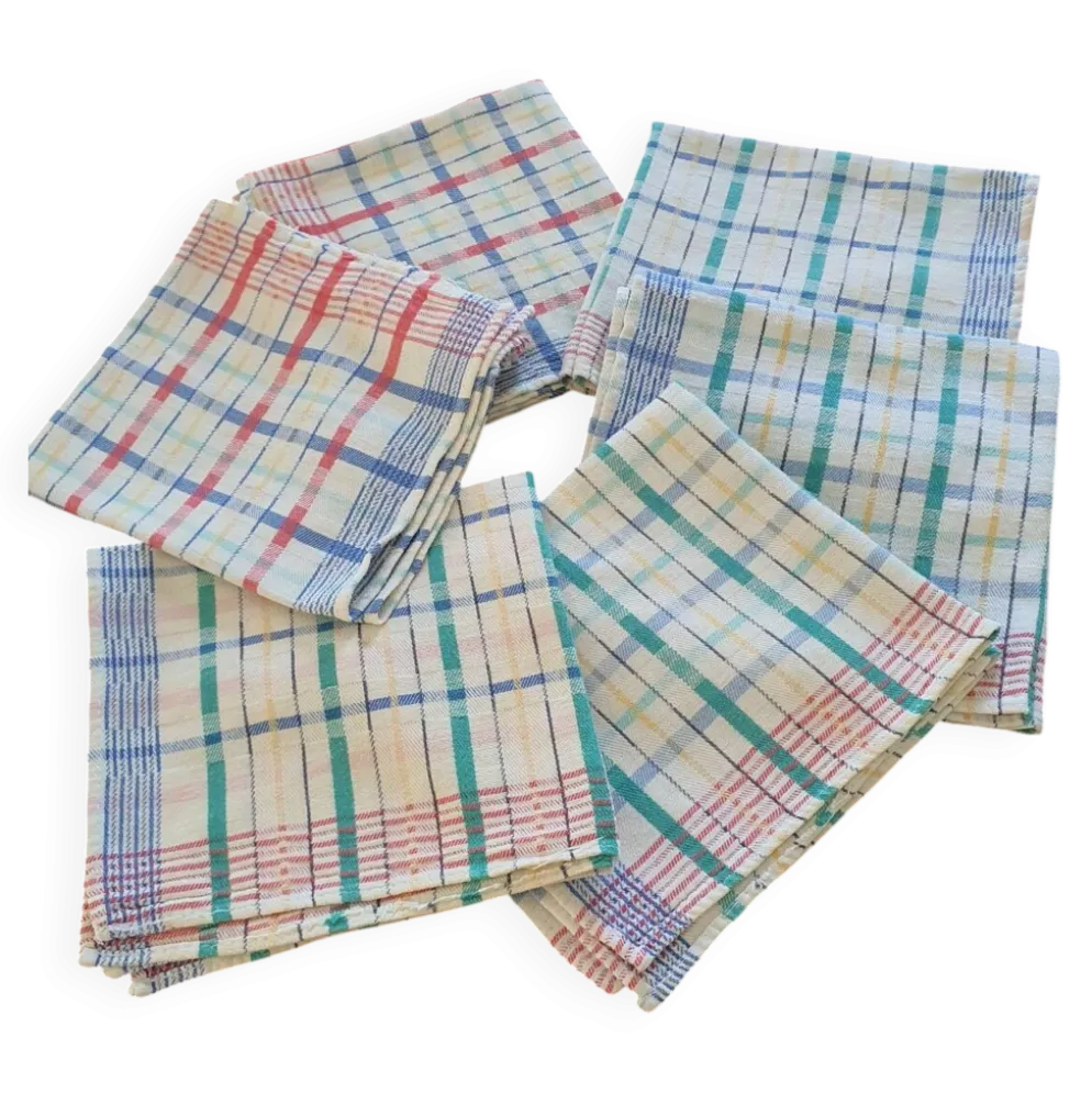 6 serviettes de table