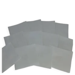12 serviettes de table anciennes coton blanc monogramme CM