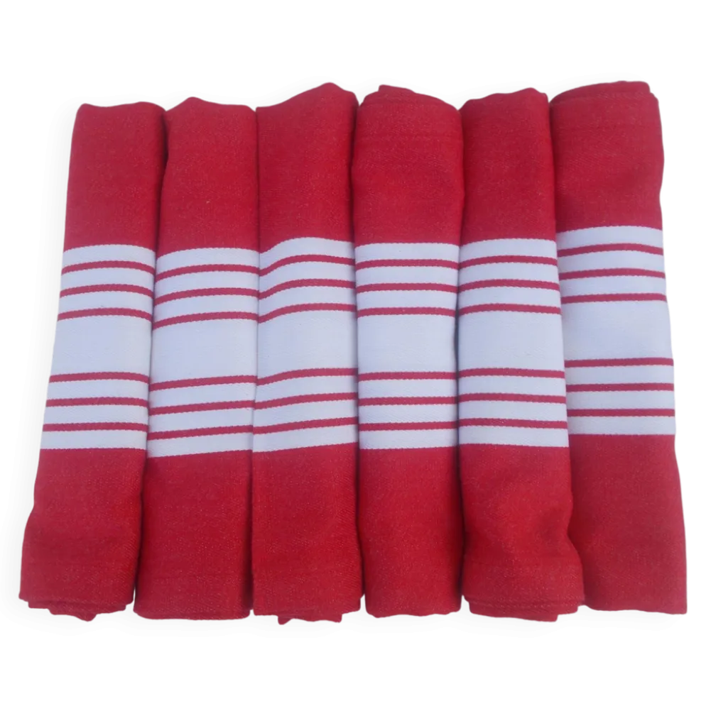 6 serviettes de table basque euskadi