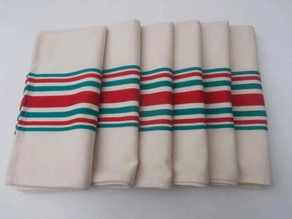 6 serviettes de table basque otsoa