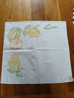 8 serviettes de table Carré Blanc