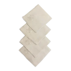 4 serviettes de table en lin