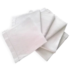 6 serviettes de table en lin damassé
