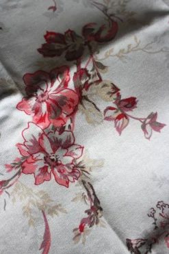4 serviettes de table Fleurs Pois romantique
