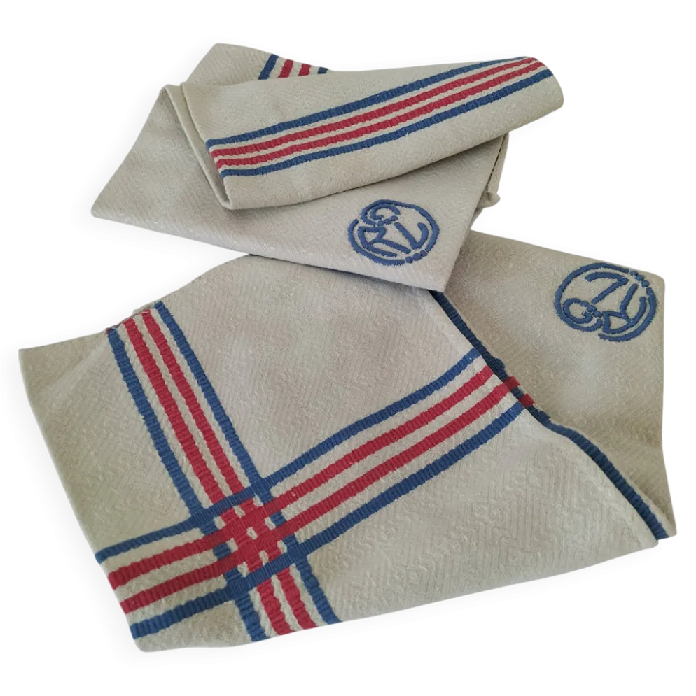 Serviettes de table monogrammées