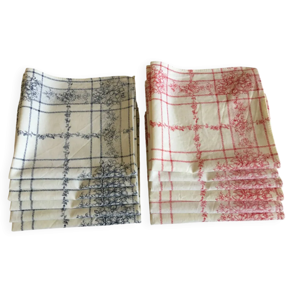12 serviettes de table provençales 42 x 40
