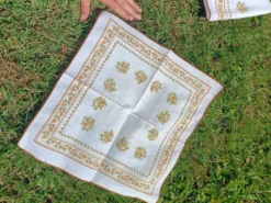 Serviettes de table rétro x2