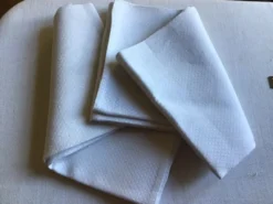 2 serviettes de toilette « pointe de diamant »
