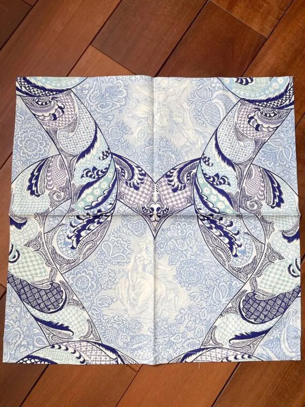 6 serviettes en satin de coton "Trianon"